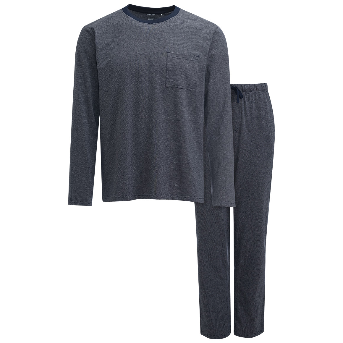 Herren Schlafanzug im Streifen-Look
