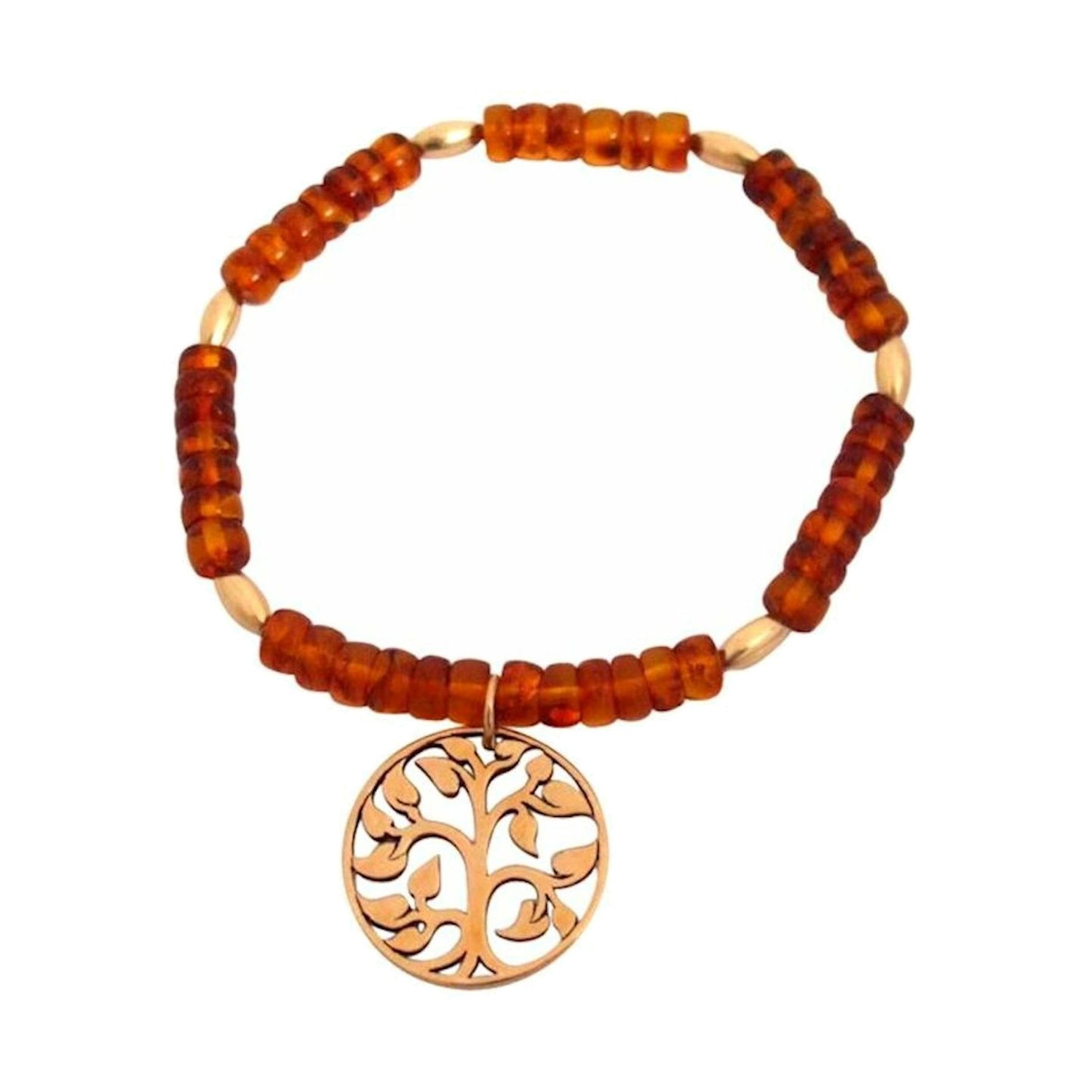 Armband 'Lebensbaum Bernstein'