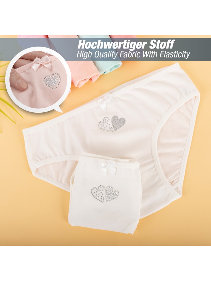 LOREZA 10er Set Slips - Strass - Bunt günstig kaufen