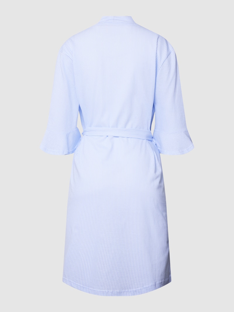 Kimono mit Volantärmeln in hellblau