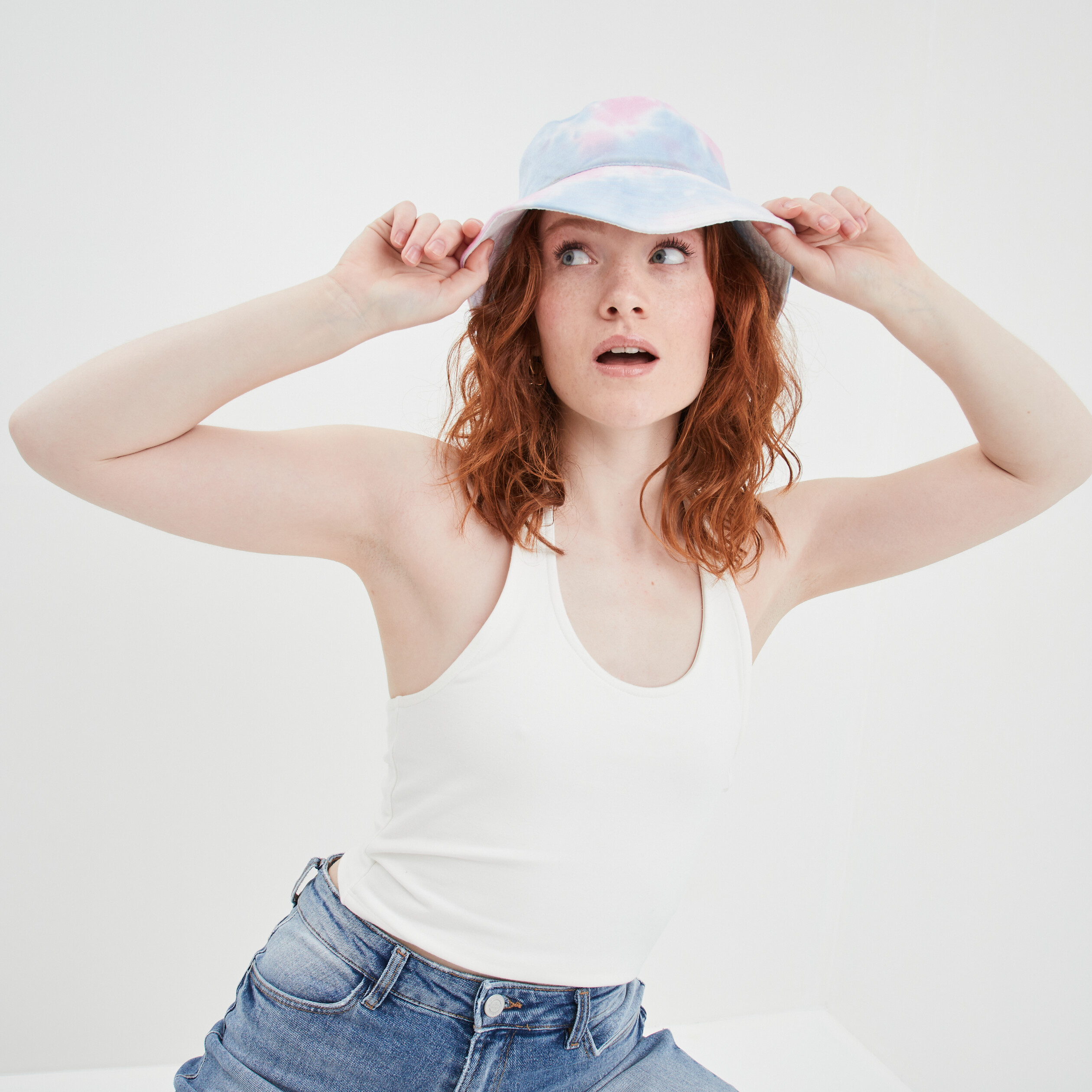 Débardeur cropped dos nu Creeks blanc femme | La Halle