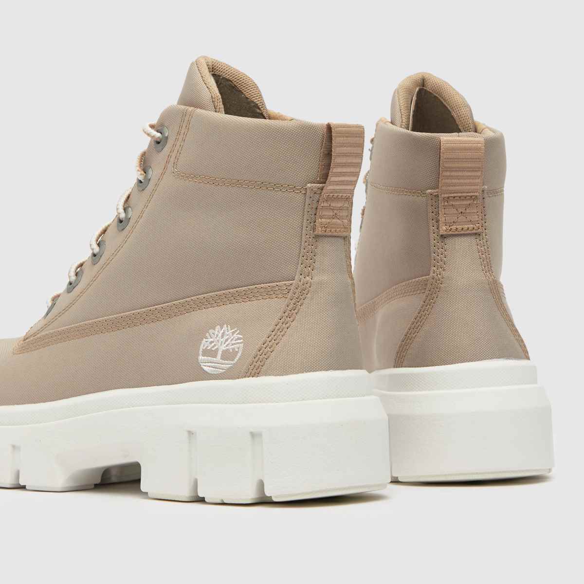 Timberland – Gråfältsstövlar i beige
