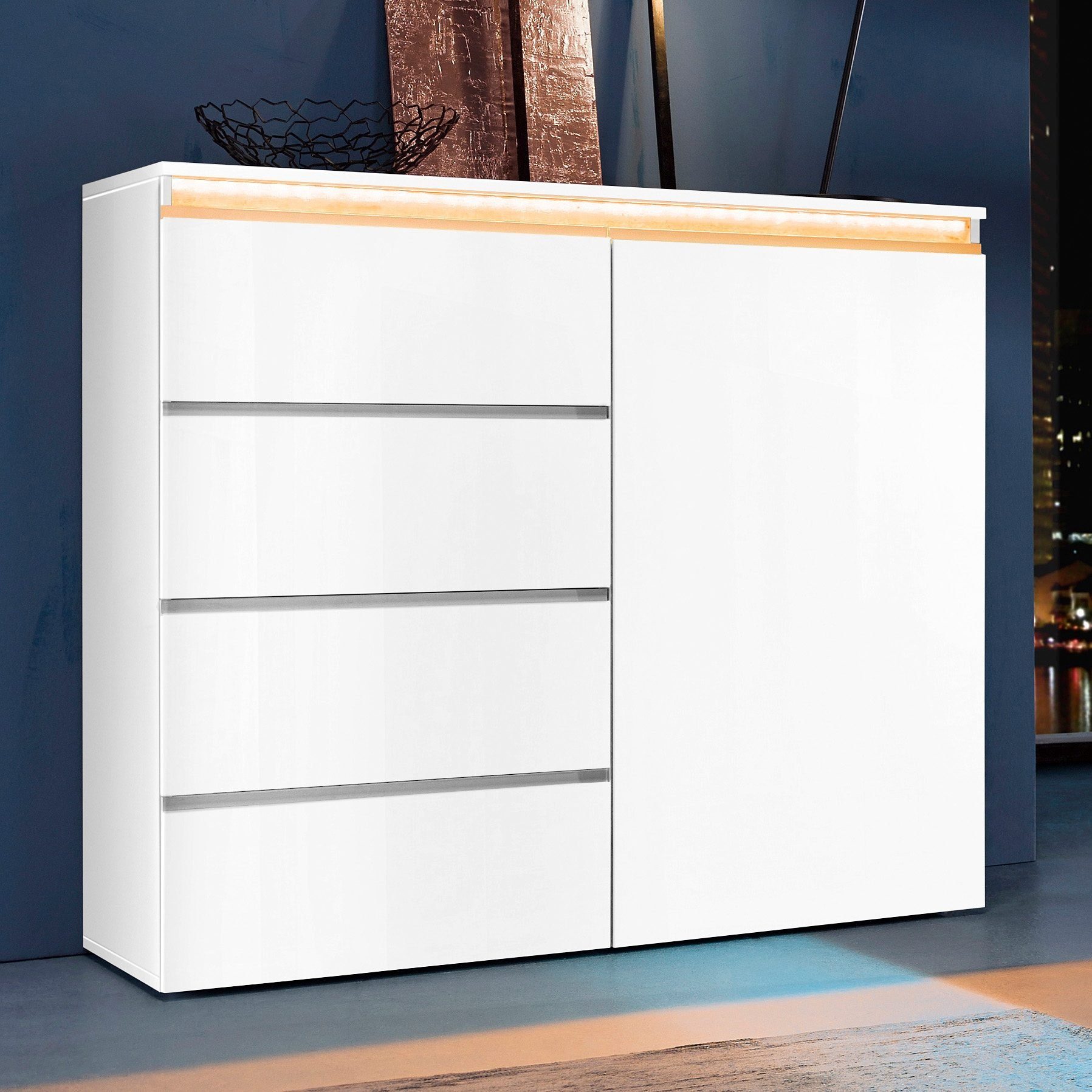 Tecnos Highboard Magic, Breite 120 cm, ohne Beleuchtung