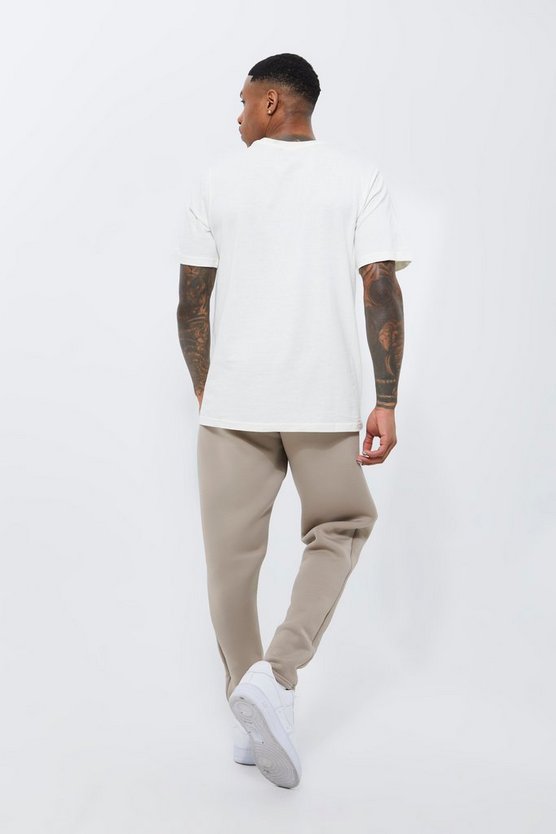 Schmale Slim-Fit Scuba-Jogginghose