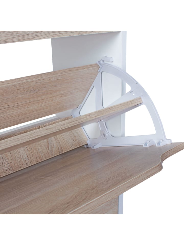 KADIMA DESIGN Schuhschrank | 150cm, 4 Fächer, Klappbar, 24 Paar günstig kaufen onesize