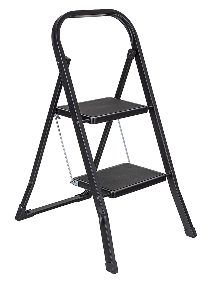 Everysentials Klapptritt in Schwarz - (B)46,5 x (H)81 x (T)54,5 cm günstig kaufen onesize