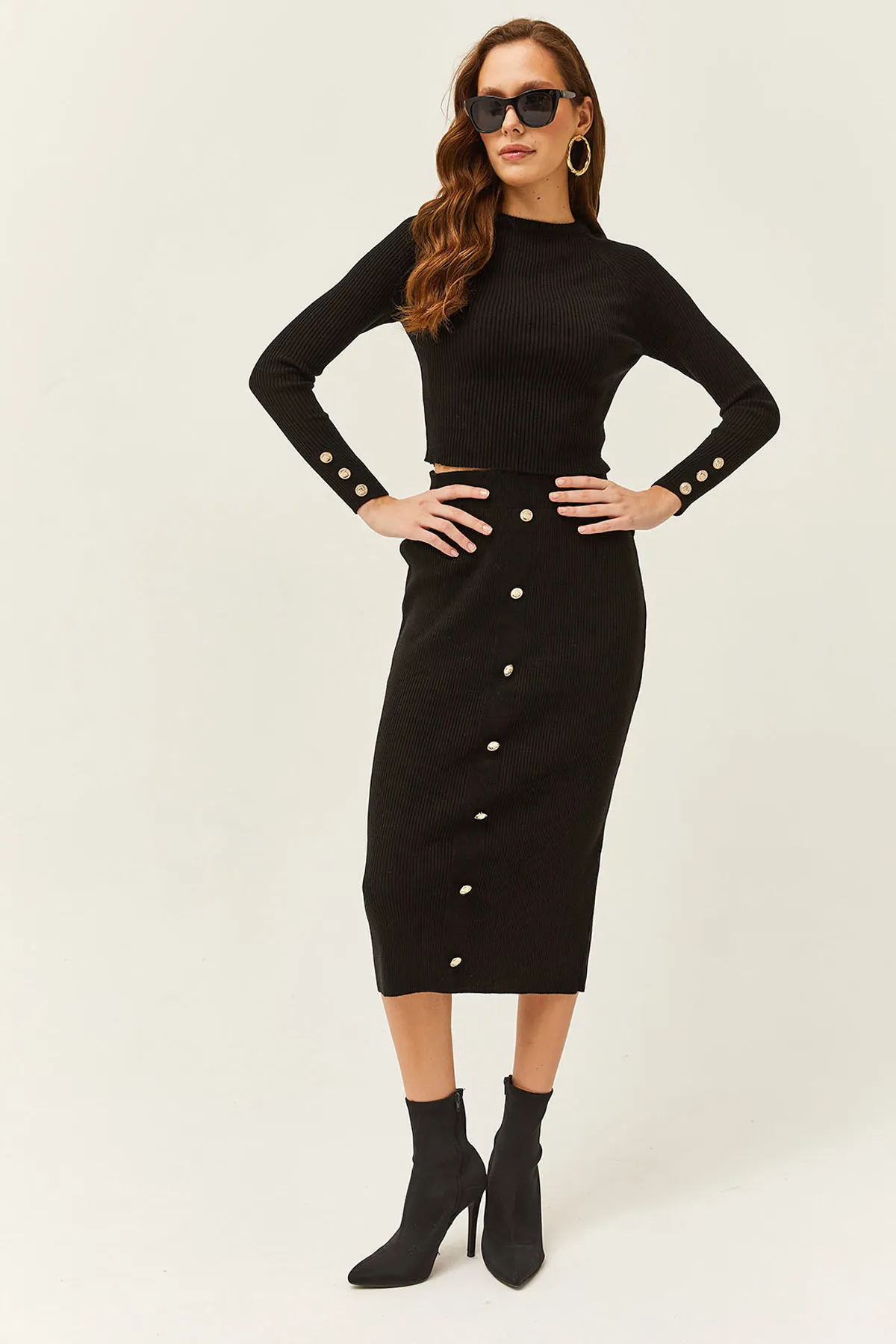 Olalook  Zweiteiler - Schwarz - Regular Fit