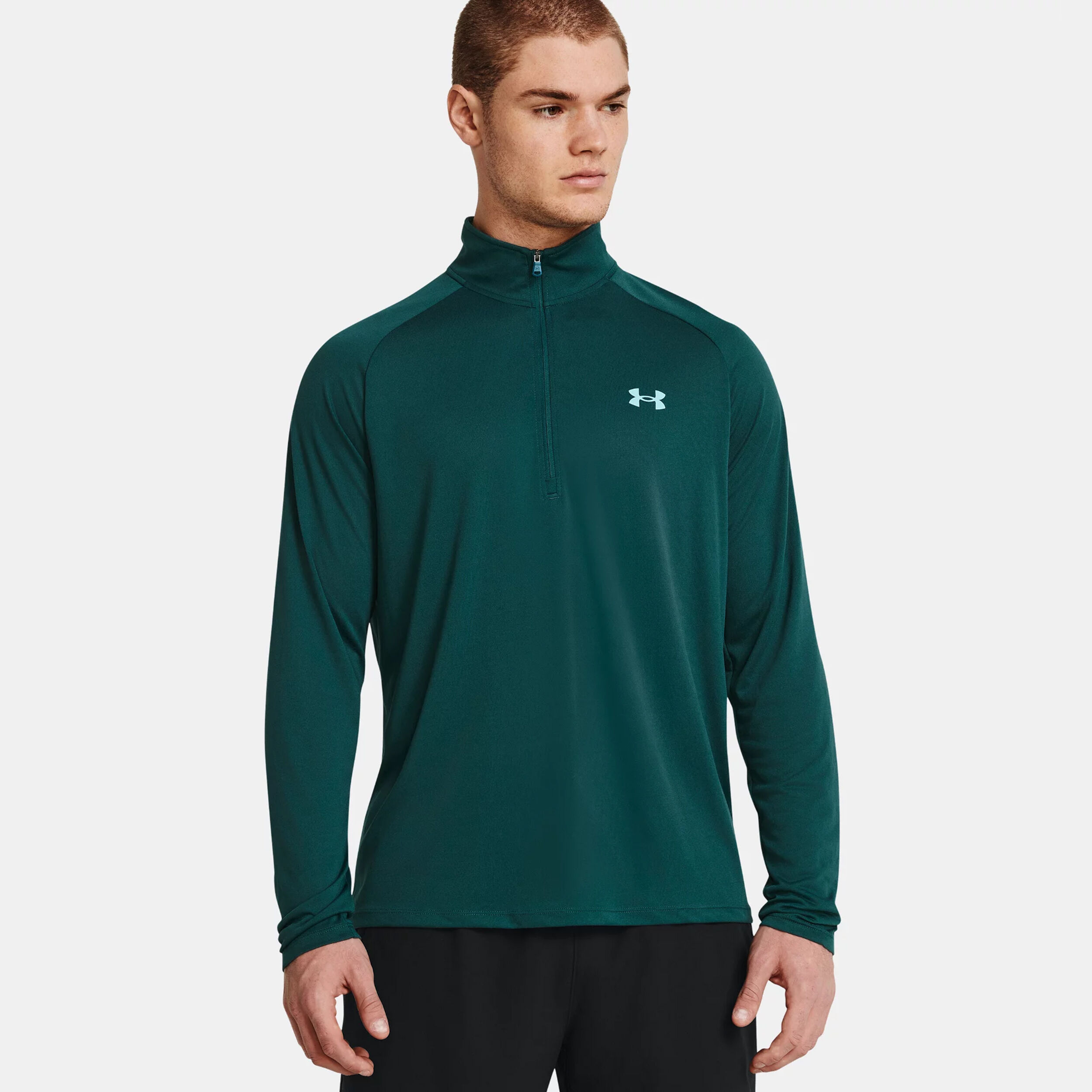 Tech 2.0 Half-Zip Longsleeve Herren - Dunkelgrün