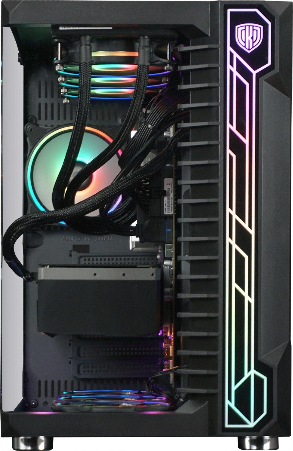 Kiebel Panorama XL 13 Gaming-PC (Intel Core i9 Intel Core i9-13900KF, RTX 4090, 64 GB RAM, 2000 GB SSD, Wasserkühlung, WLAN, RGB-Beleuchtung)