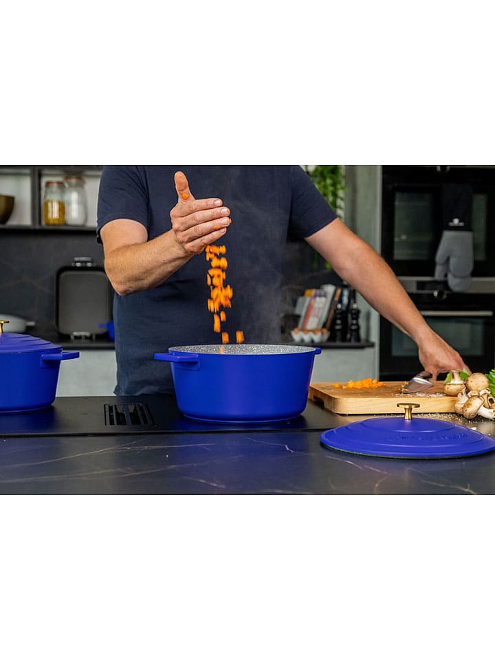 MasterClass 2tlg. Set: Bräter in Blau - Ø 24 cm günstig kaufen onesize