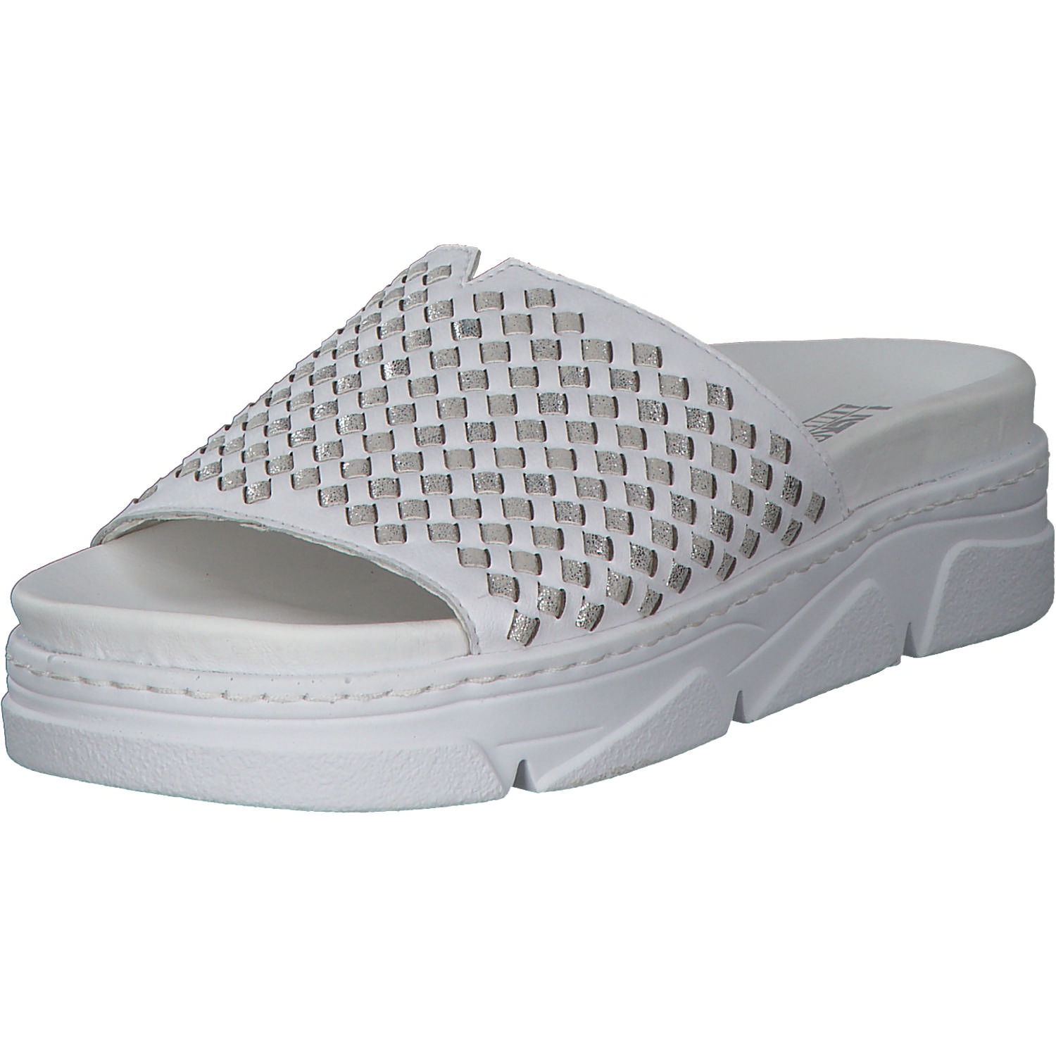 Rieker 62198, Pantoletten & Badeschuhe, Damen, Weiß