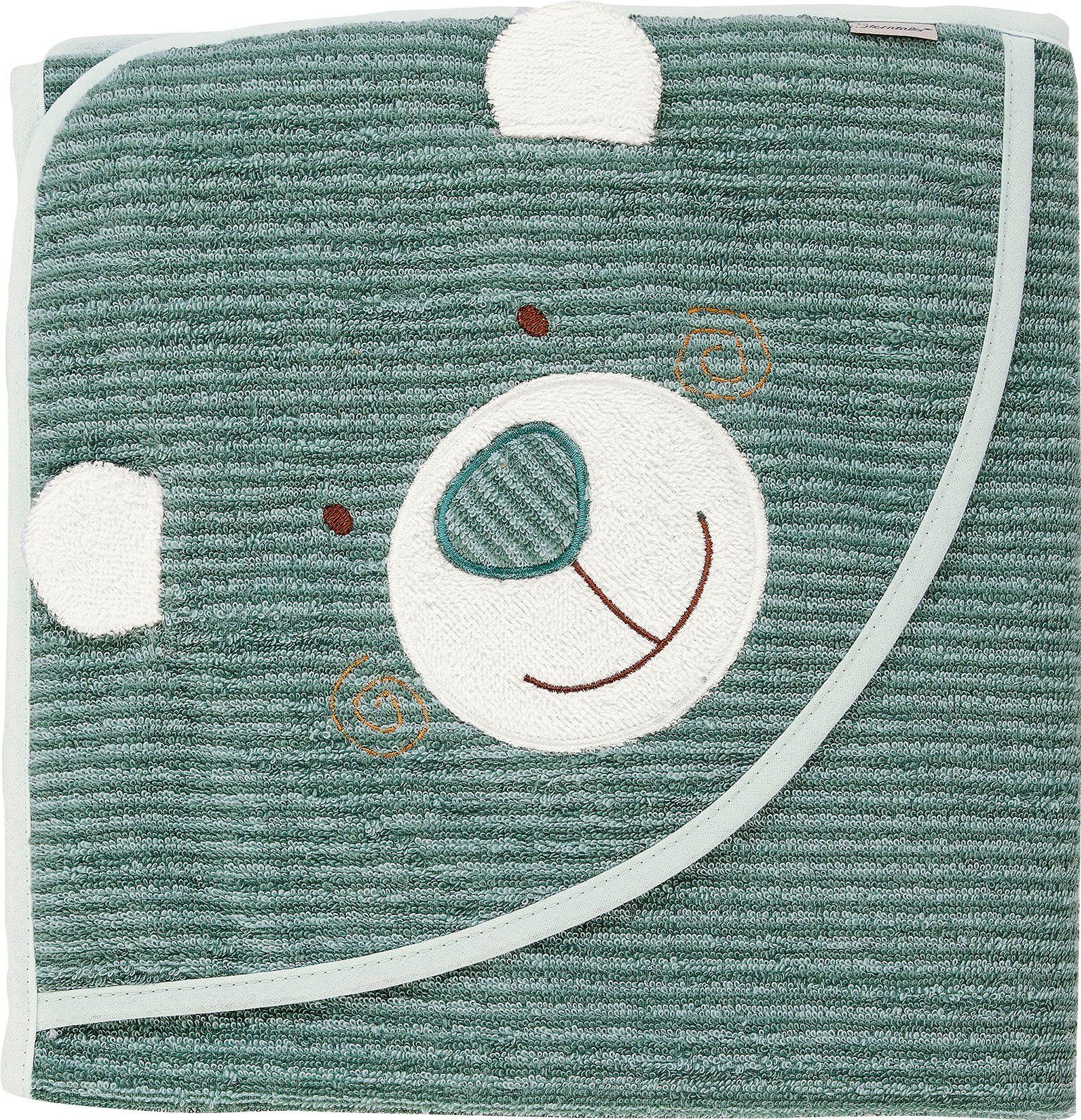 Sterntaler® Kapuzenhandtuch Ben, Frottee (1-St), mit Streifen