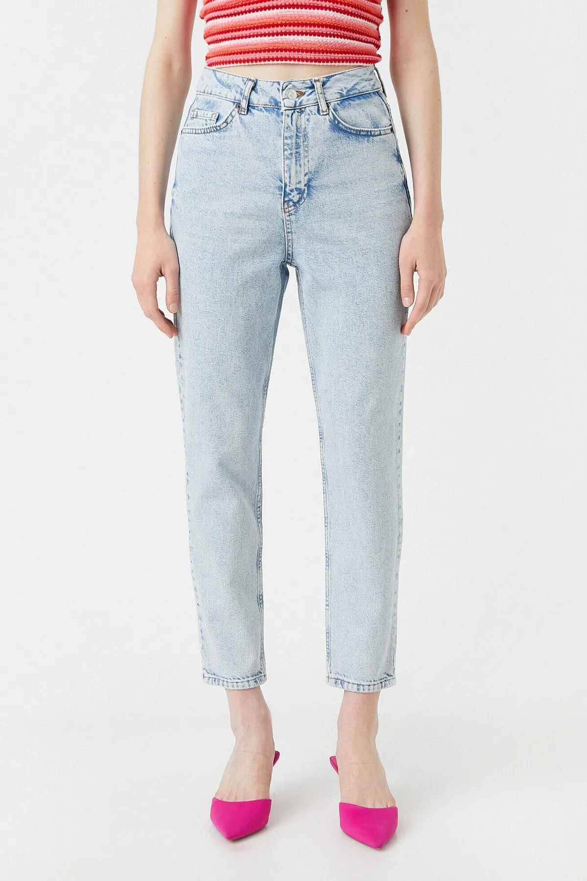 Koton  Gebleichte Damenjeans 2SAL40307MD