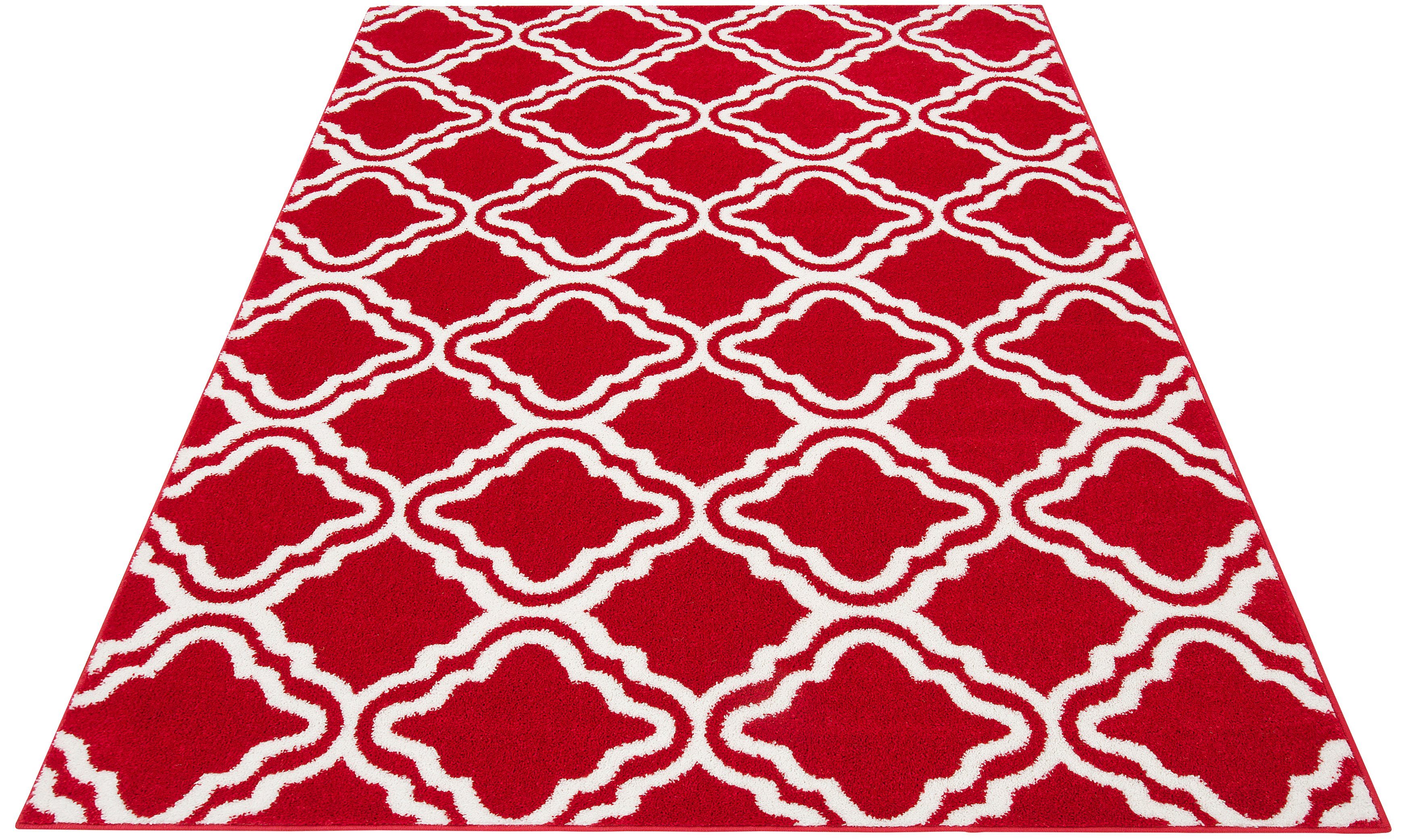 Teppich Debora, my home, rechteckig, Höhe: 13 mm, Kurzflor, Teppich gemustert, geometrisches Design, weich