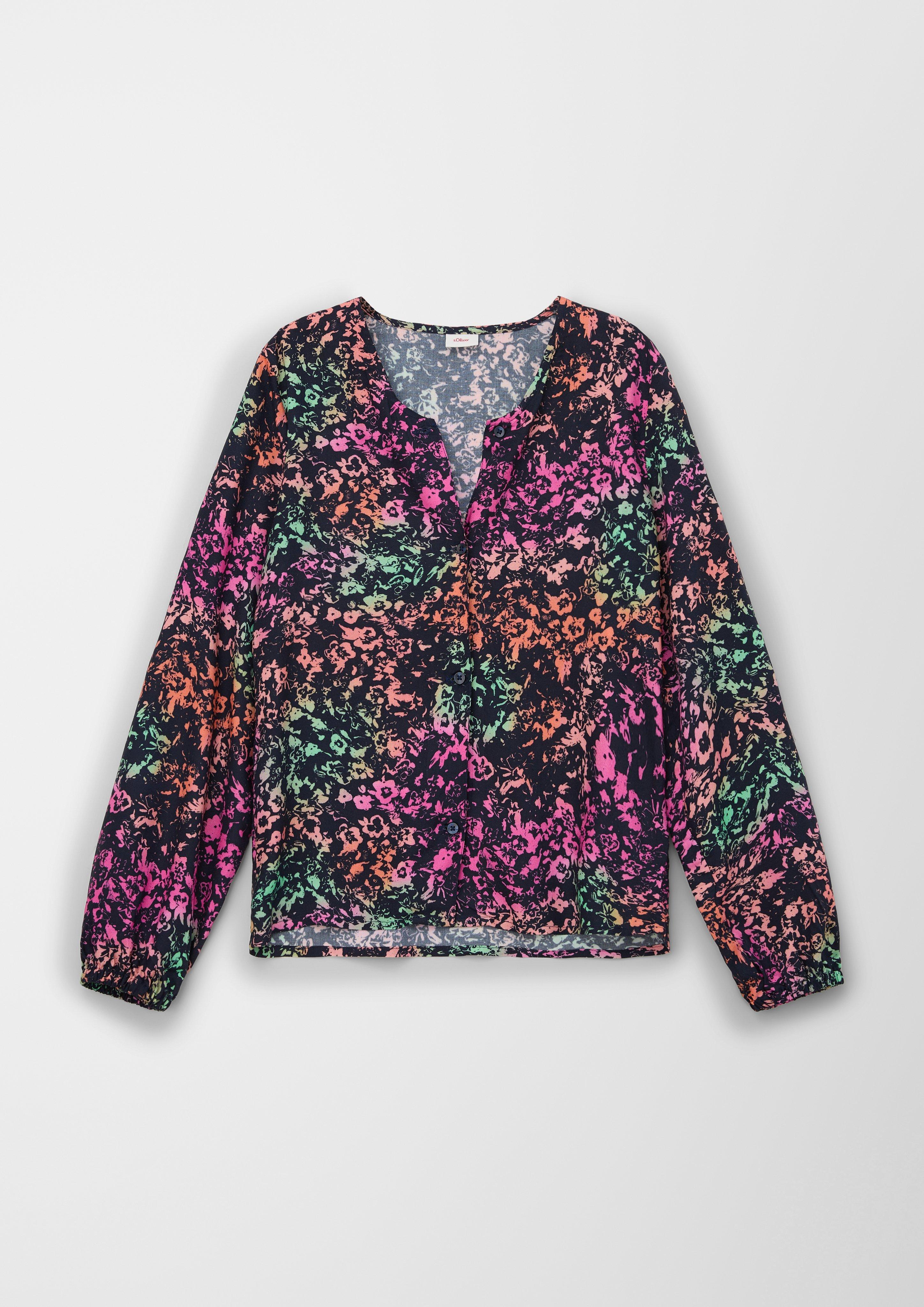 Viskosebluse mit V-Ausschnitt  2124976-59B3