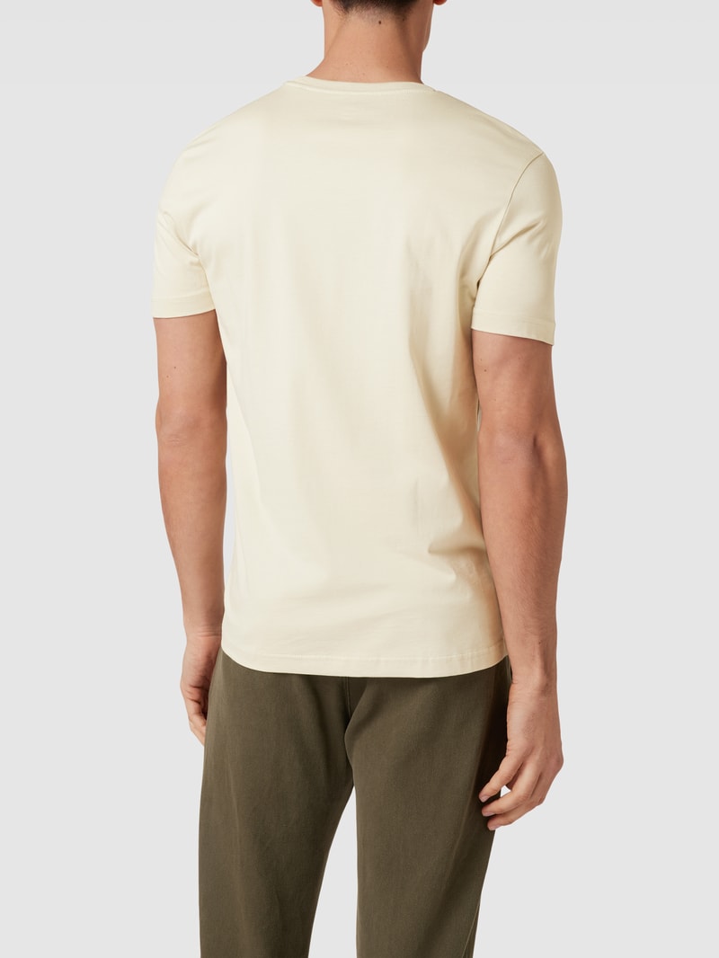 T-Shirt mit Rundhalsausschnitt in ecru