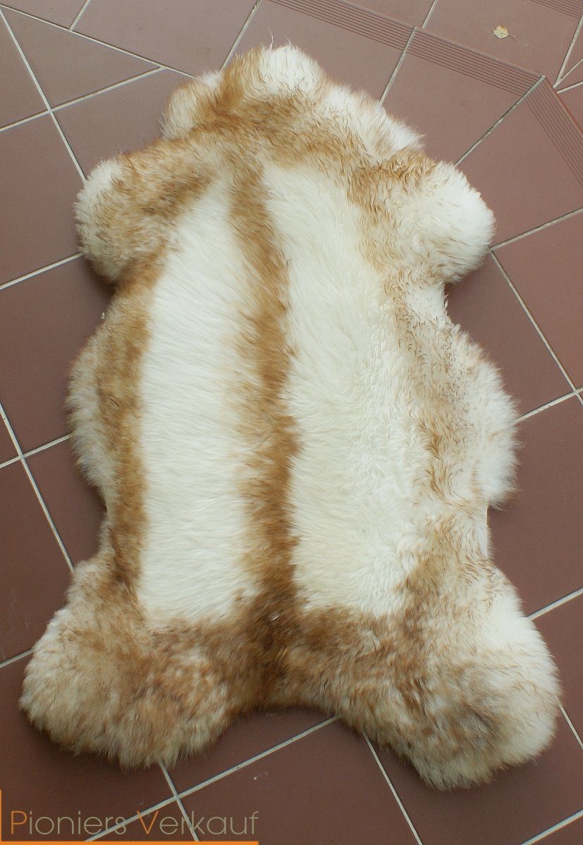 Fellteppich Pioniers Verkauf Schaffell Lammfell Teppich Dachsmuster 110-119 cm, Pioniers Verkauf