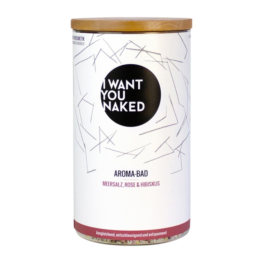 I WANT YOU NAKED Sel de mer, Rose & Hibiscus Sel de mer, Rose & Hibiscus Gel douche