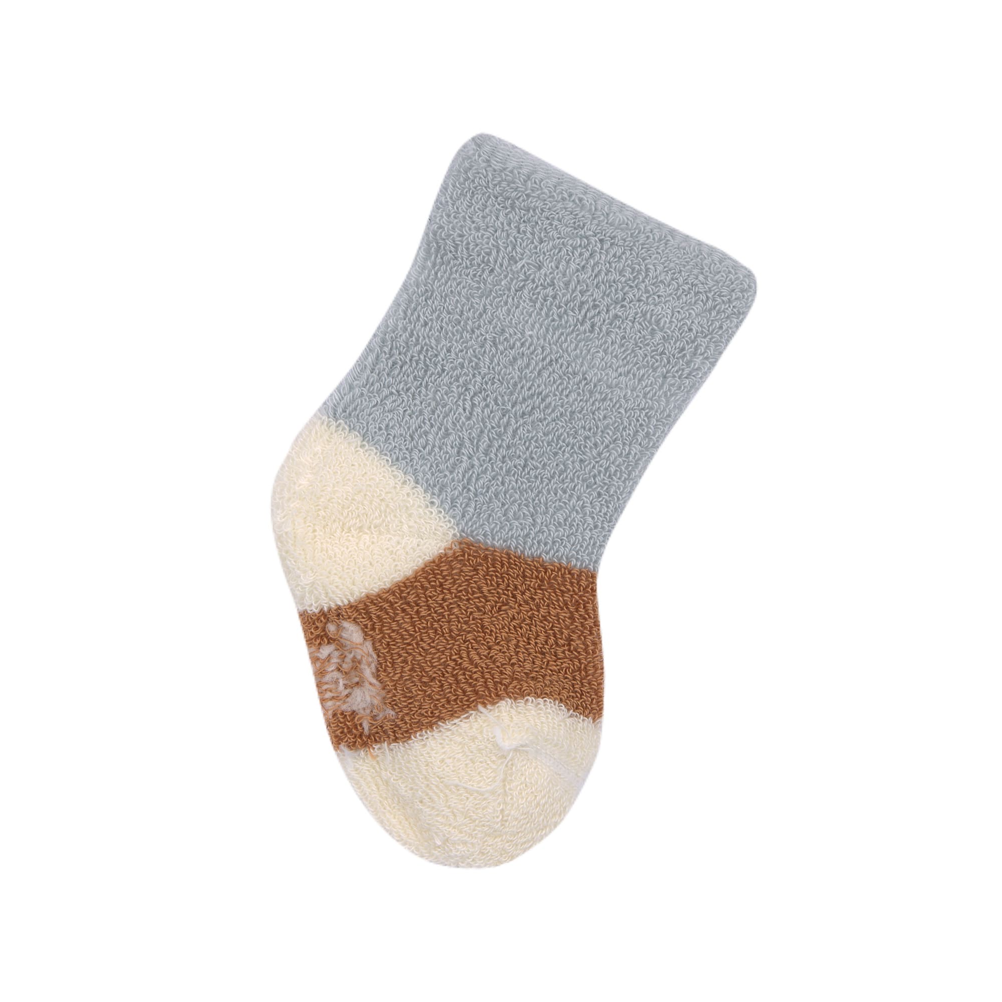 Frottee Socken Kinder (3er Set), Hellblau Karamell
