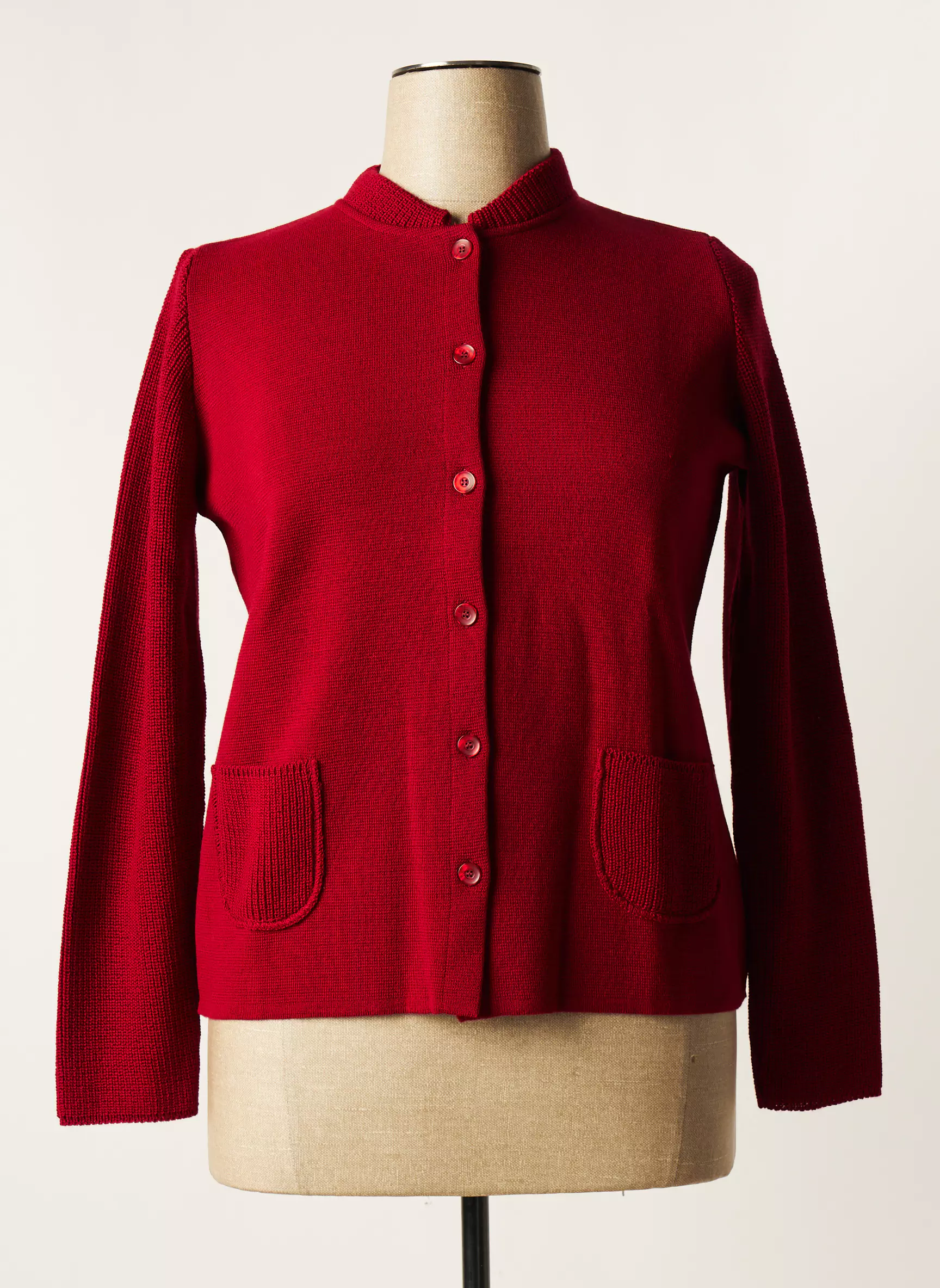 I Odena Cardigans Femme couleur rouge