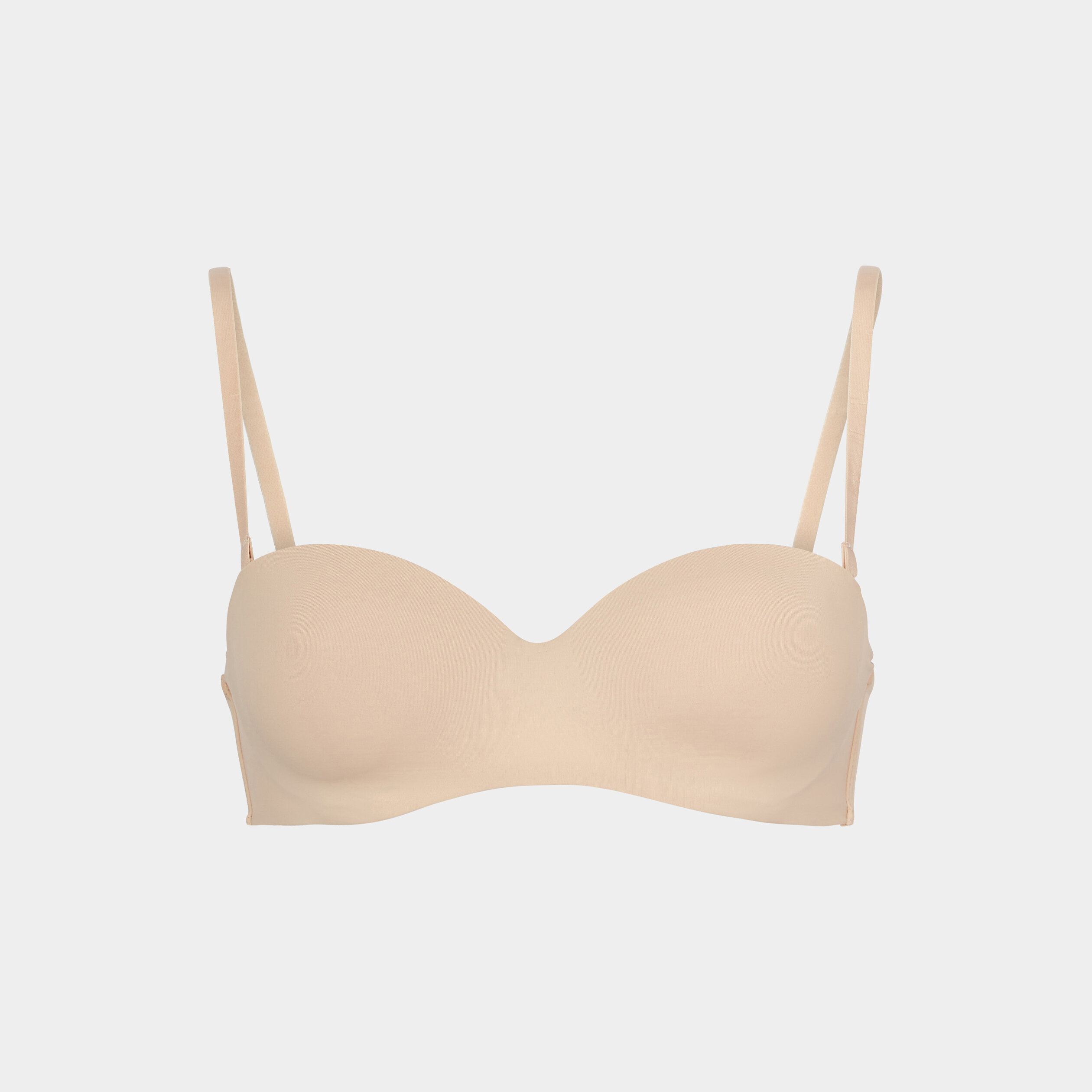 Soutien-gorge balconnet microfibre beige femme | La Halle