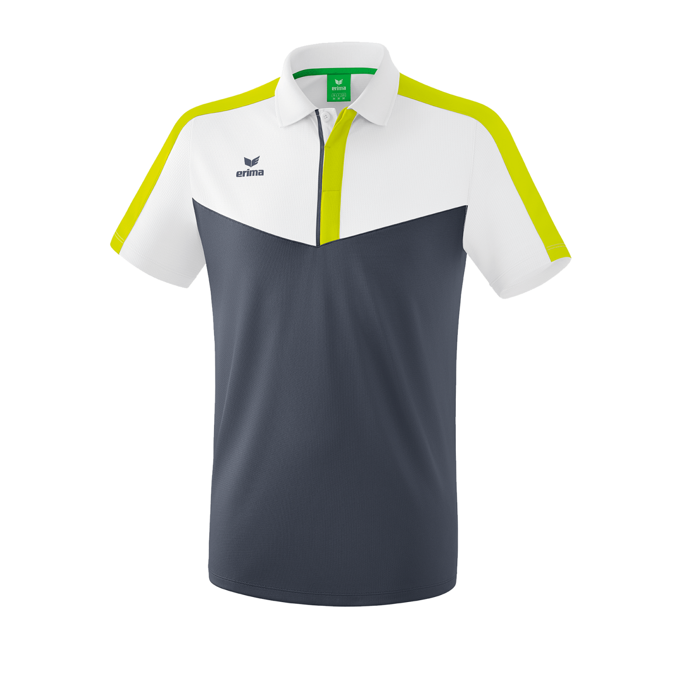 Erima Squad Poloshirt Weiss Grau