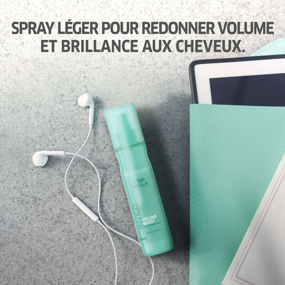 Wella Spray volume sans rinçage VOLUME BOOST,150ml Soin pour cheveux fins à normaux manquant de volume