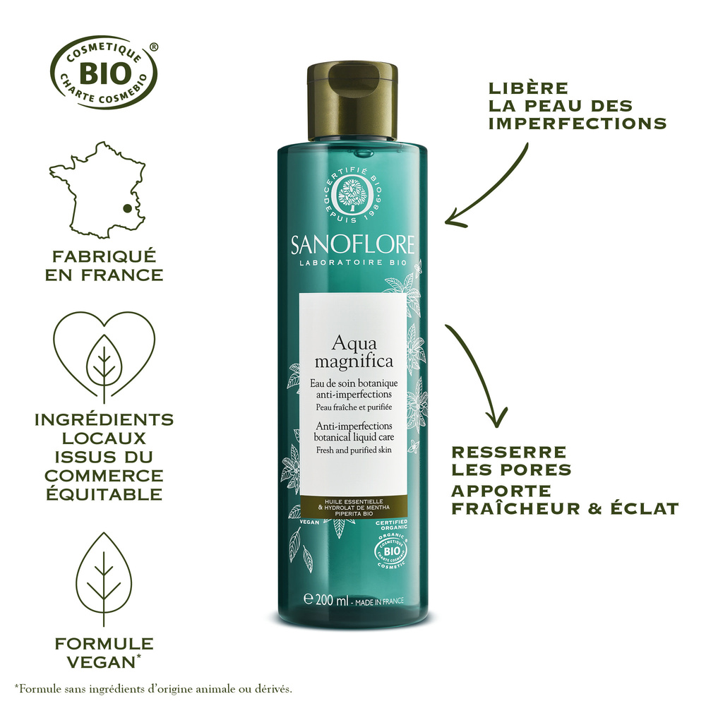 Sanoflore Aqua magnifica Eau de soin purifiante anti-imperfections