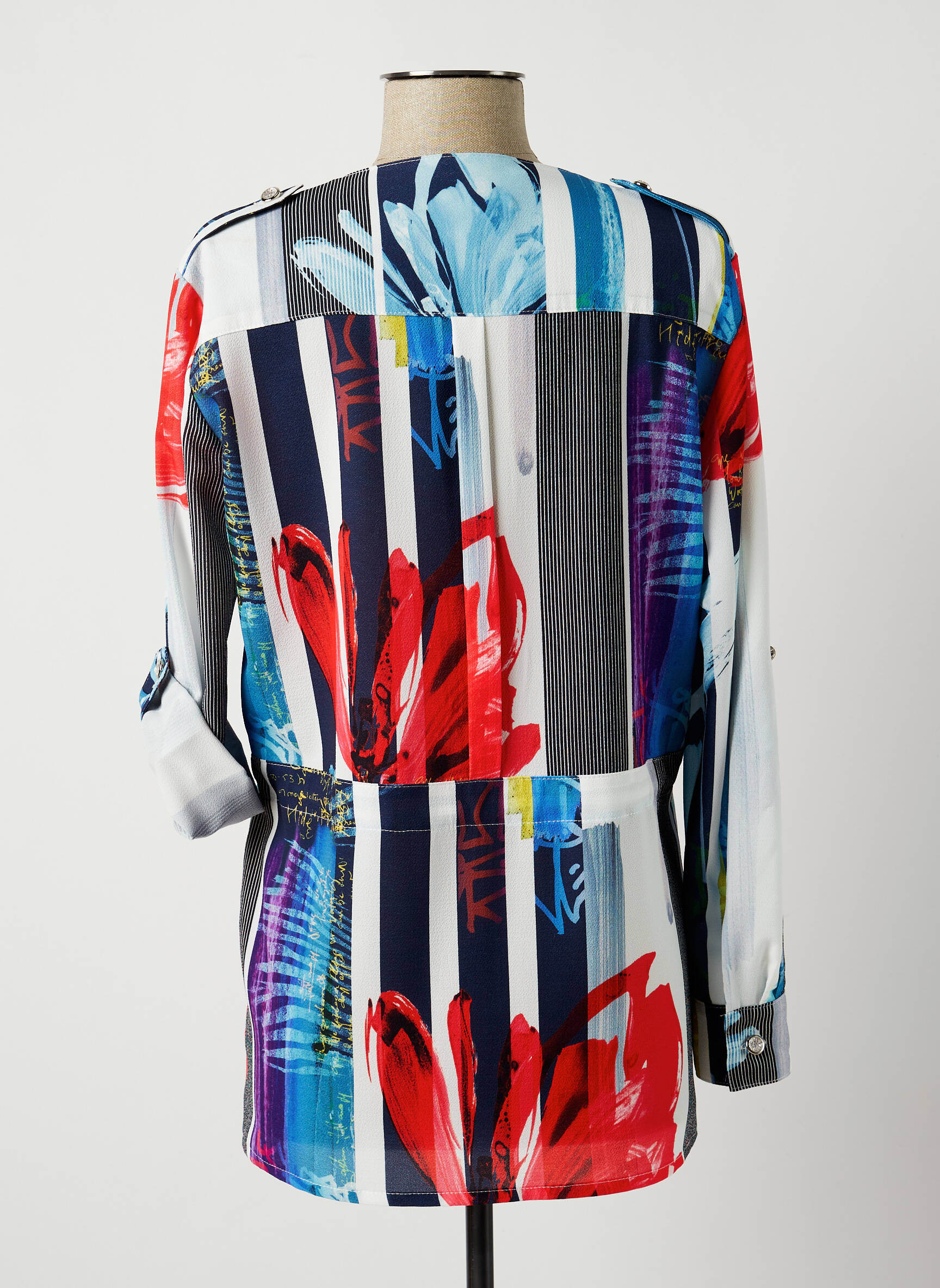 Jumfil Tuniquemanchelongue Femme couleur bleu