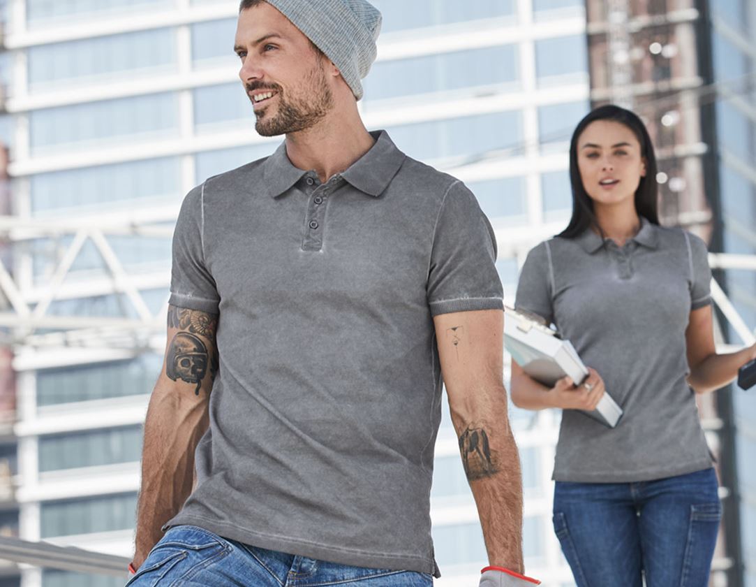 e.s. Polo-Shirt vintage cotton stretch