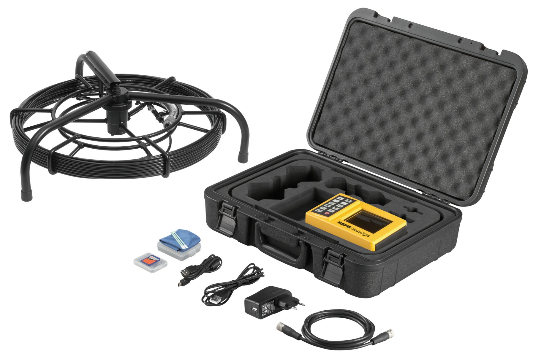 Rems 175010 R220 175010 CamSys Set S-Color 30 H Elektronický kamerový inspekční systém