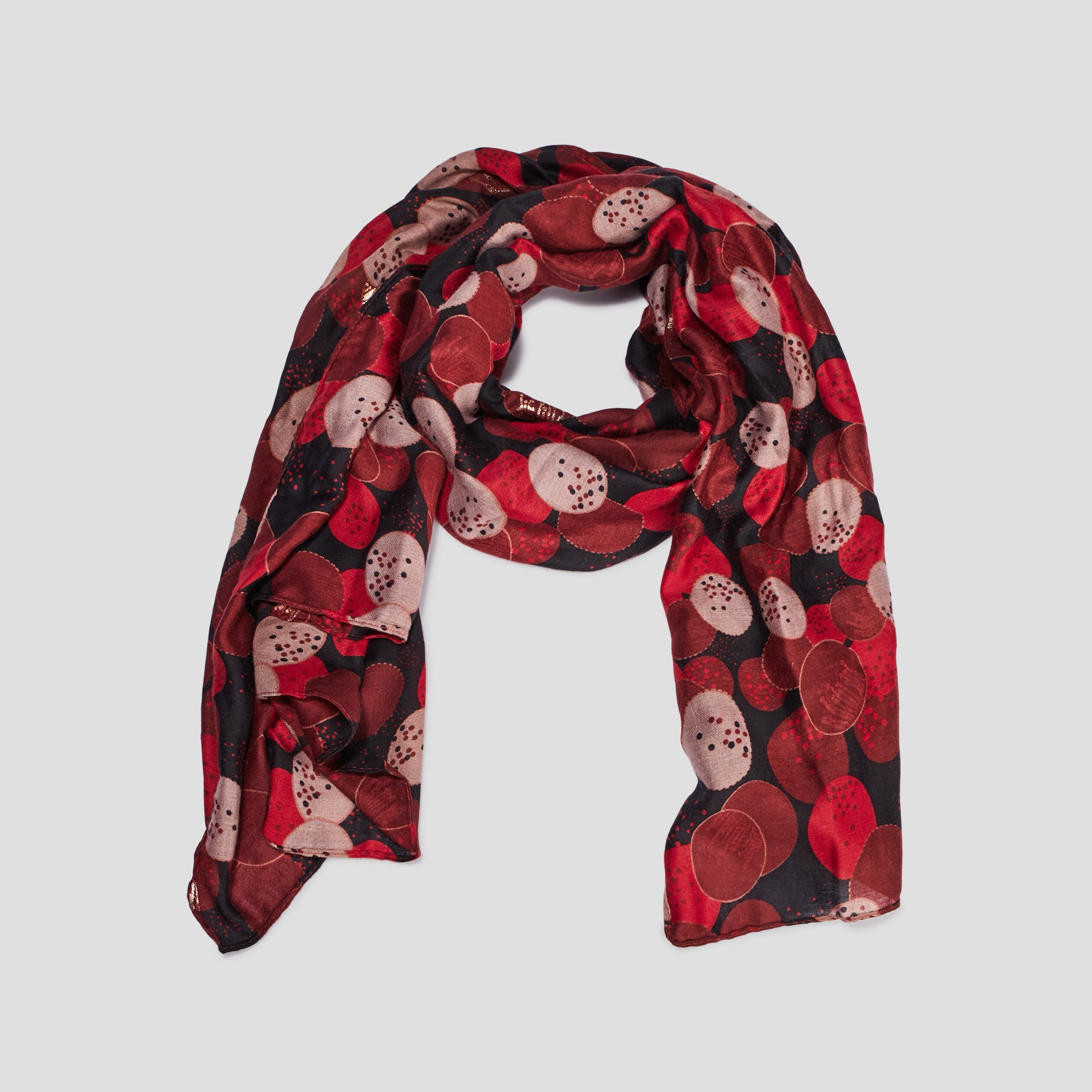 Foulard rouge femme | La Halle