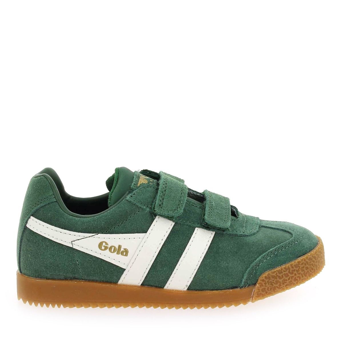 Gola  HARRIER VELCRO CKA192 - vert blanc