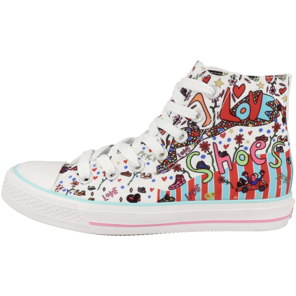 Dockers by Gerli 36UR211 X Art Limited Edition Sneaker mid weiss