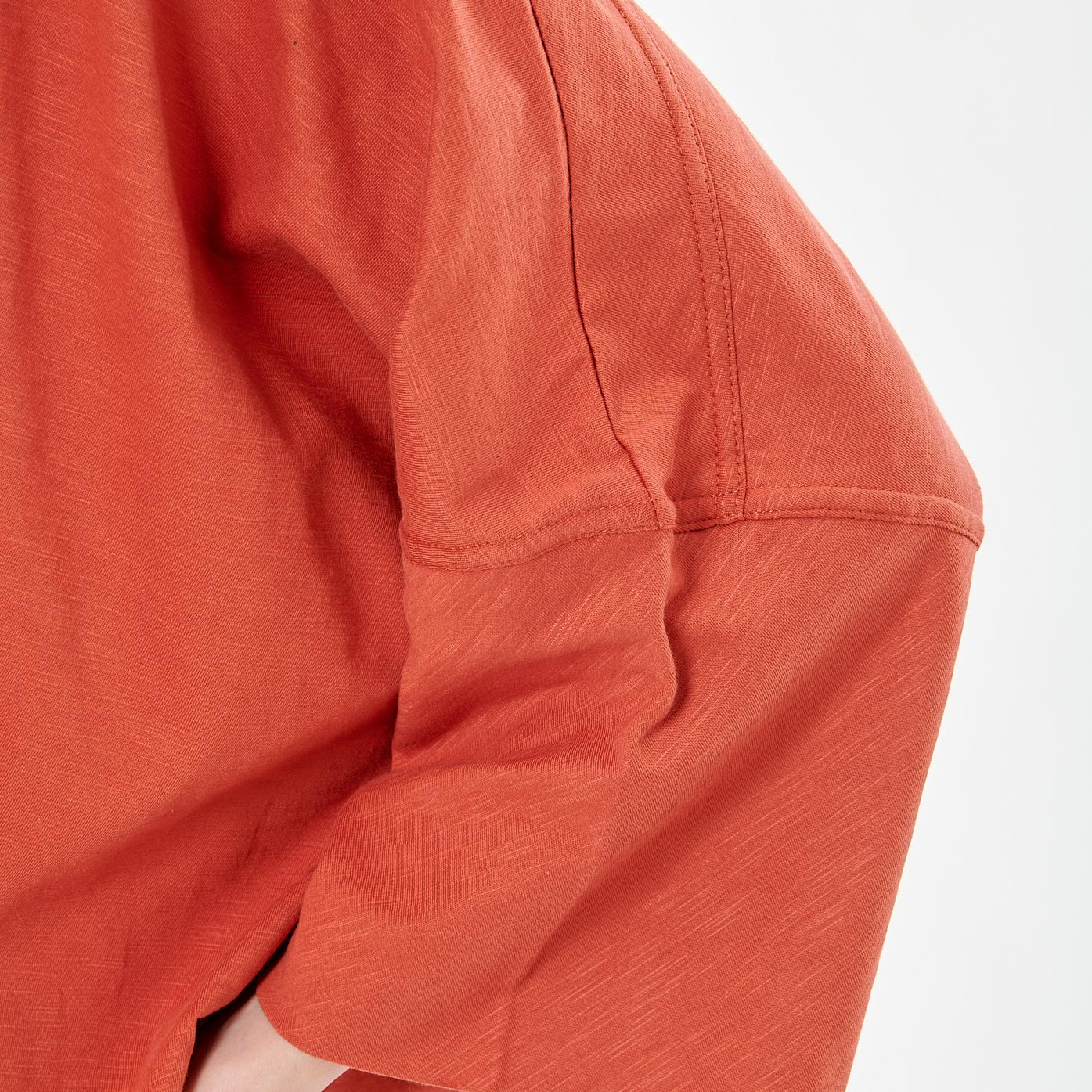 LEXI   T-shirt orange Femme 100% coton