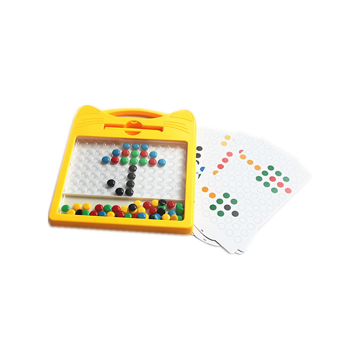 frler Magnetische Zeichentafel mit 60 Perlen Montessori Spielzeug Mitbringsel für Kinder