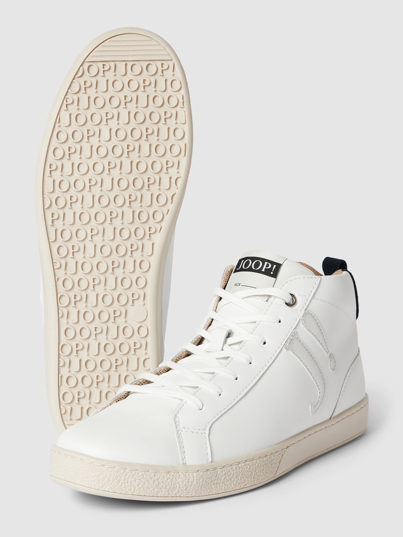 High Top Sneaker mit Label-Detail Modell 'juno strada' in weiß
