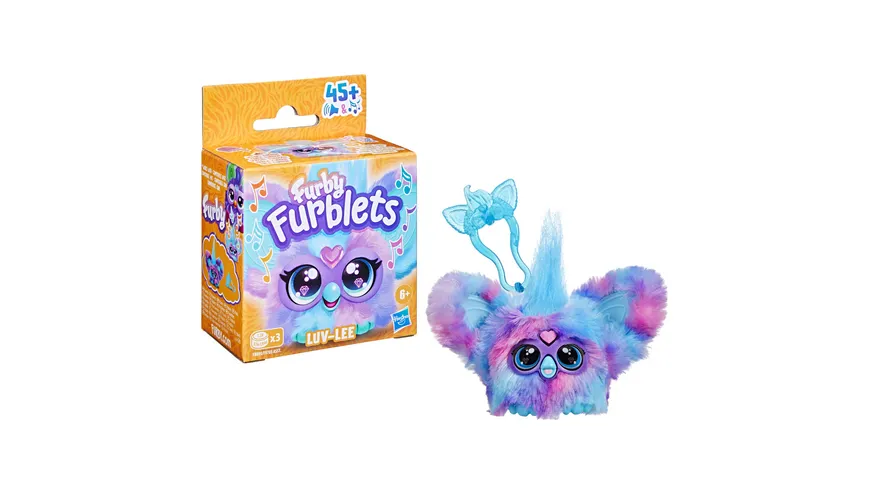 Hasbro - Furby Furblets Mini elektronisches Plüschspielzeug, 1 Stück, sortiert
