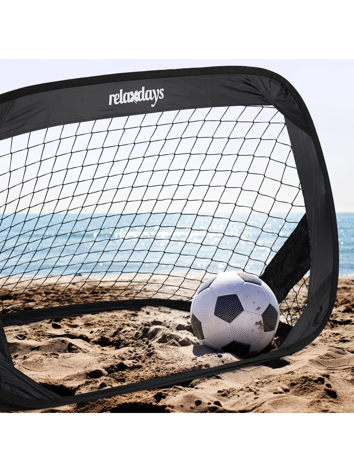 relaxdays 2xPop Up Tor in Schwarz günstig kaufen onesize