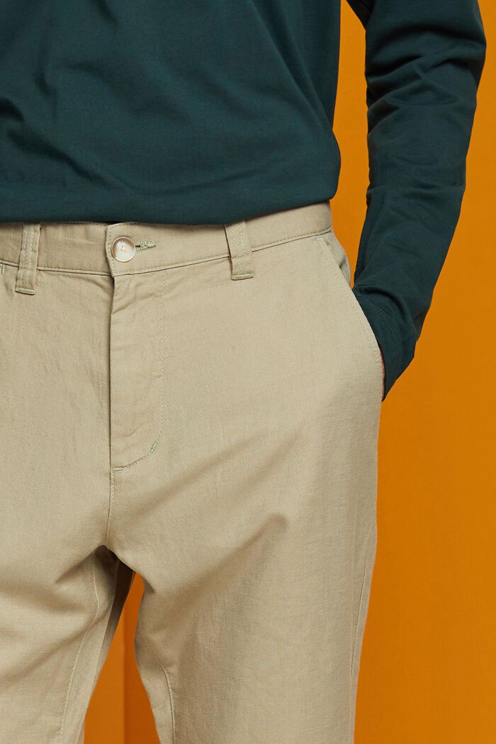 Hose aus Baumwoll- und Leinenmix
