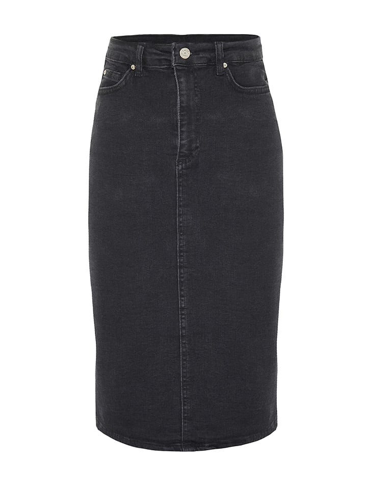 trendyol Jeansrock in Schwarz günstig kaufen