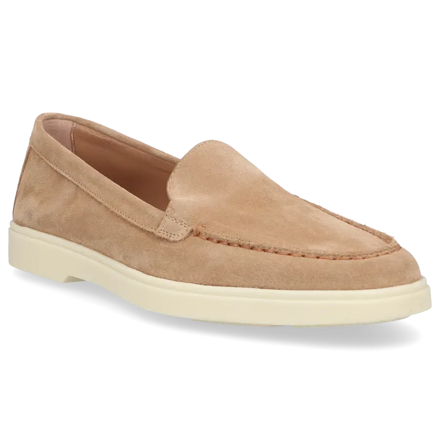 Santoni - Loafer 58856 Veloursleder - braun
