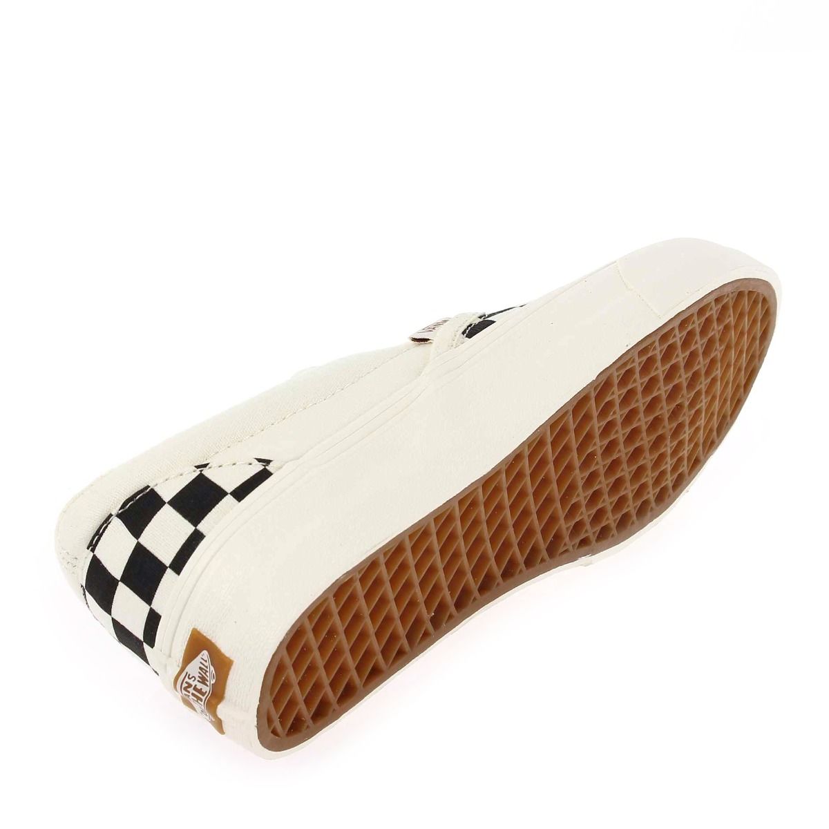 Vans  SLIP-ON VR3 CHECKERBOARD - Blanc Noir