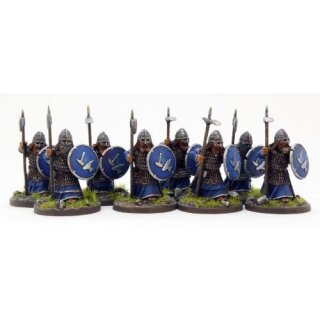SAGA: Age of Magic - Warriors advancing with Heavy Weapons (Dwarves)