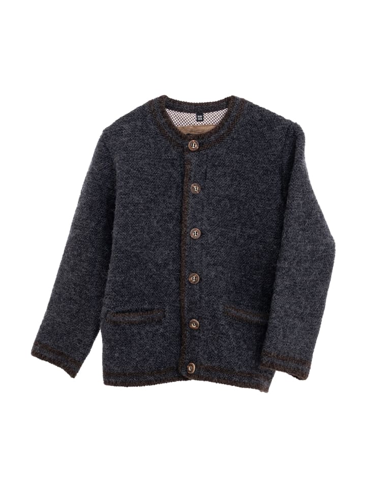 OS-Trachten Kinderstrickjacke 487000-0772 in anthrazit günstig kaufen