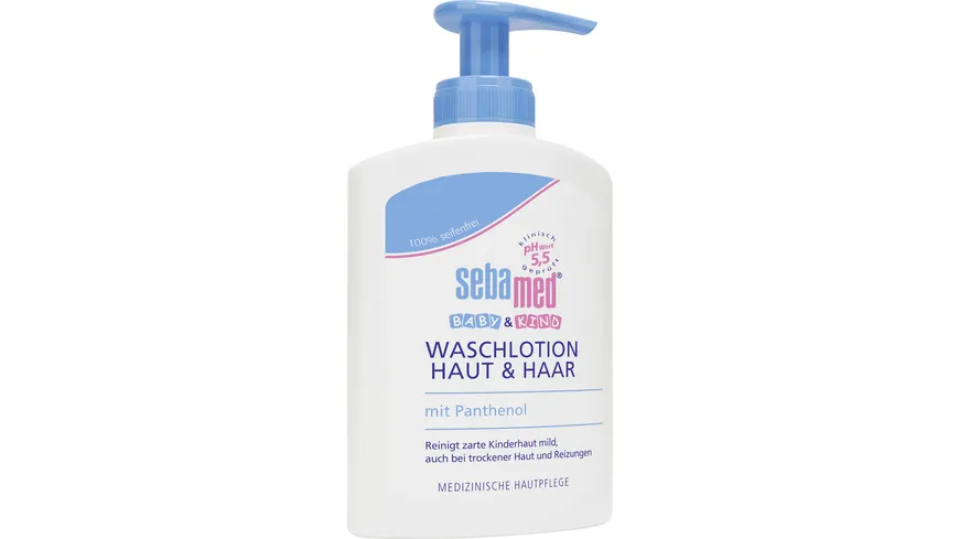 Sebamed Baby & Kind Waschlotion mit Spender 200 ml