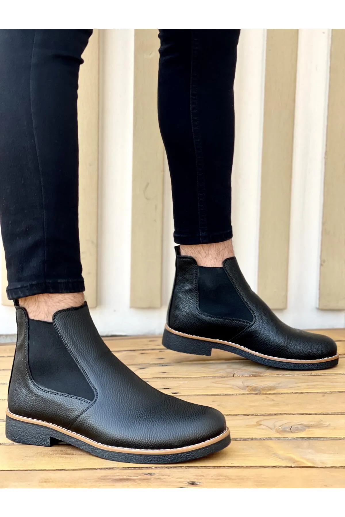 MUGGO  Muleka Garantierte orthopädische Unisex-Chelsea-Stiefel