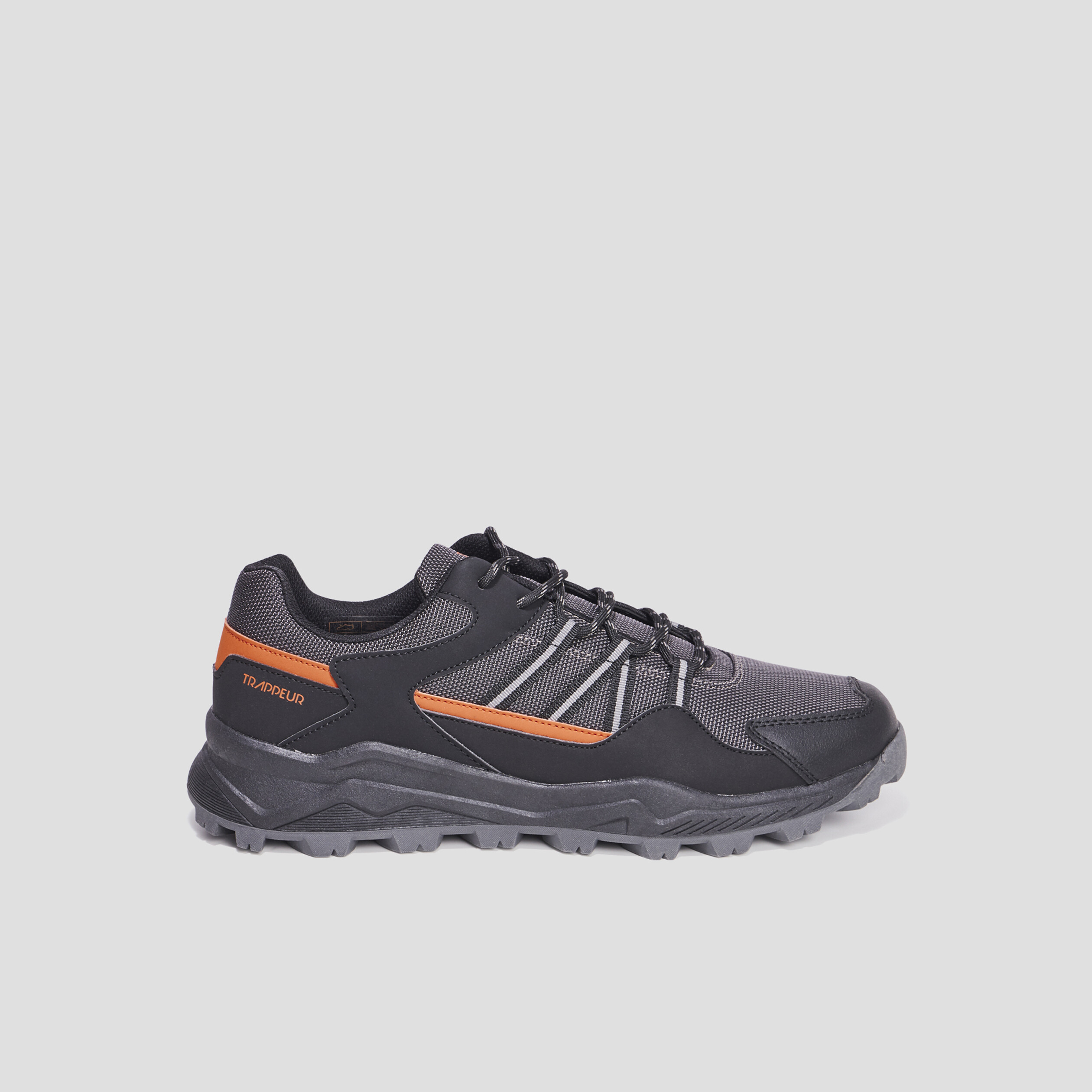 Baskets running Trappeur Ramon noir homme | La Halle