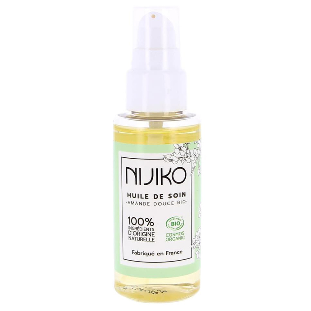 nijiko Huile de Soin Bio Multi-usages à l'Amande Douce Huile nourrissante