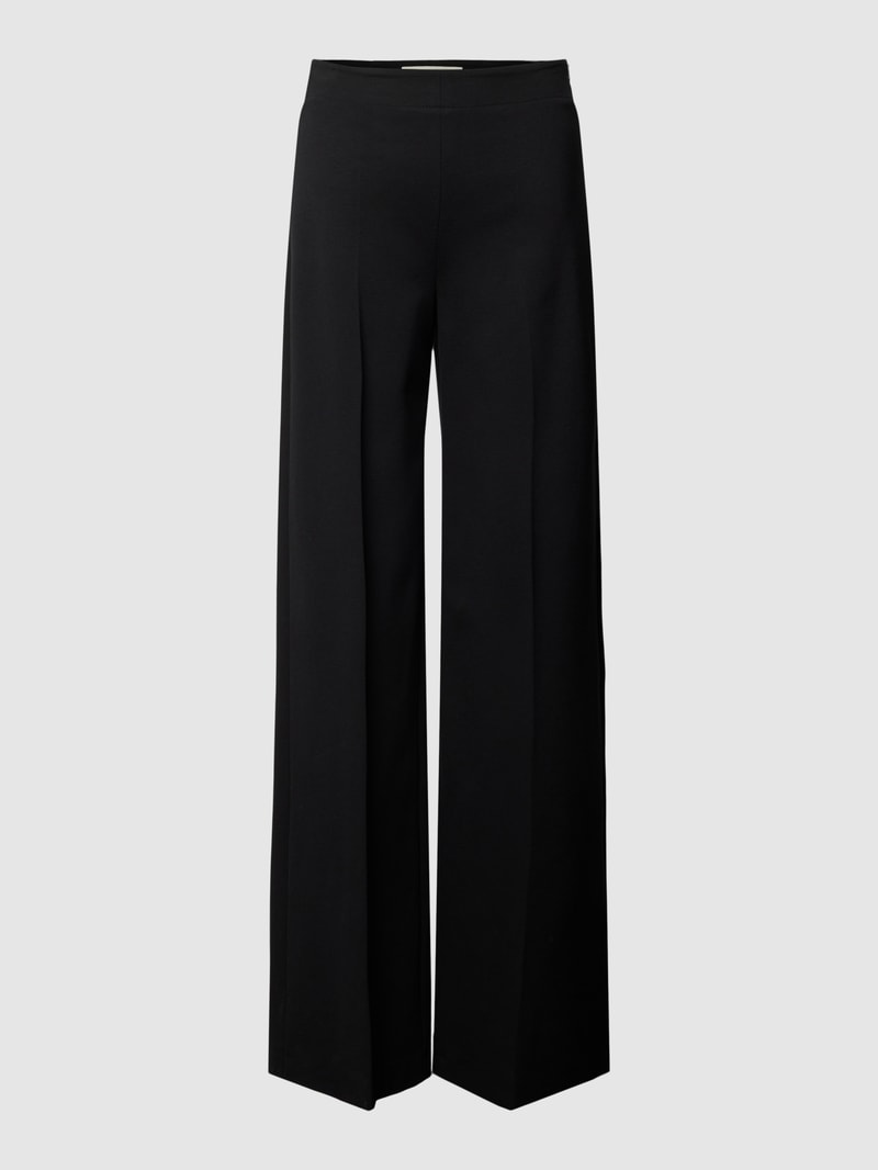 Hose mit Bügelfalten Modell 'BEFORE' in schwarz
